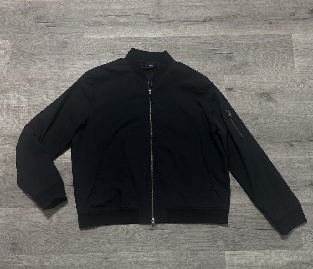 Everlane Uniform Men's Black The Bomber Jacket XXL - Excellent 2XL Full Zip